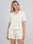 custom textured short sleeve shirt